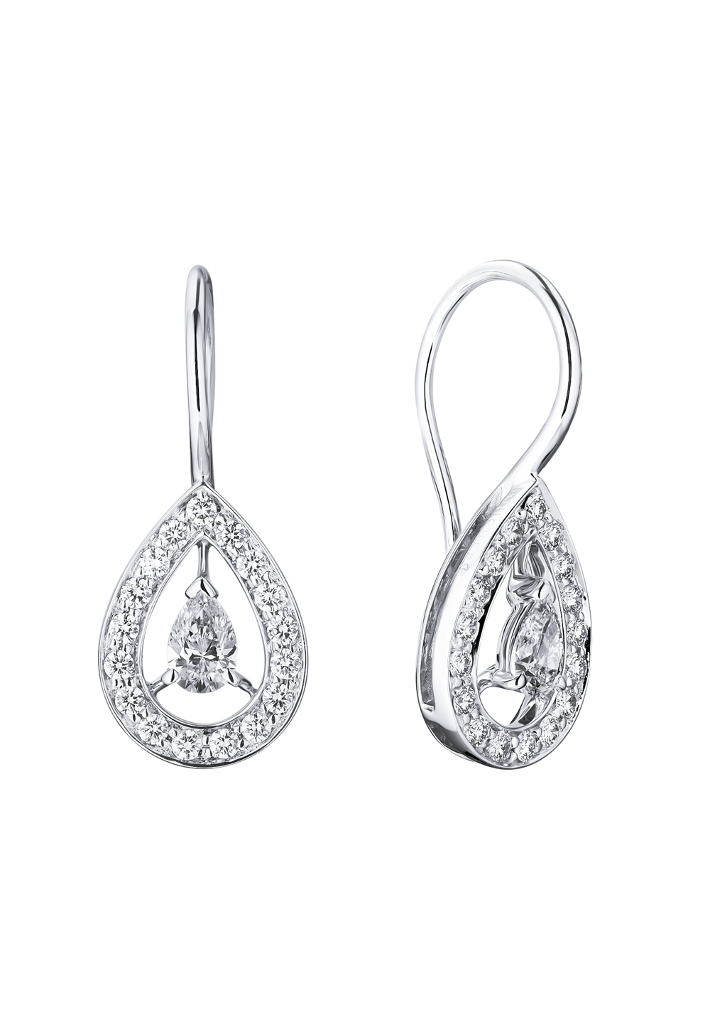 Серьги Boucheron Ava White Gold Diamonds Earrings JC00376(1326) №2