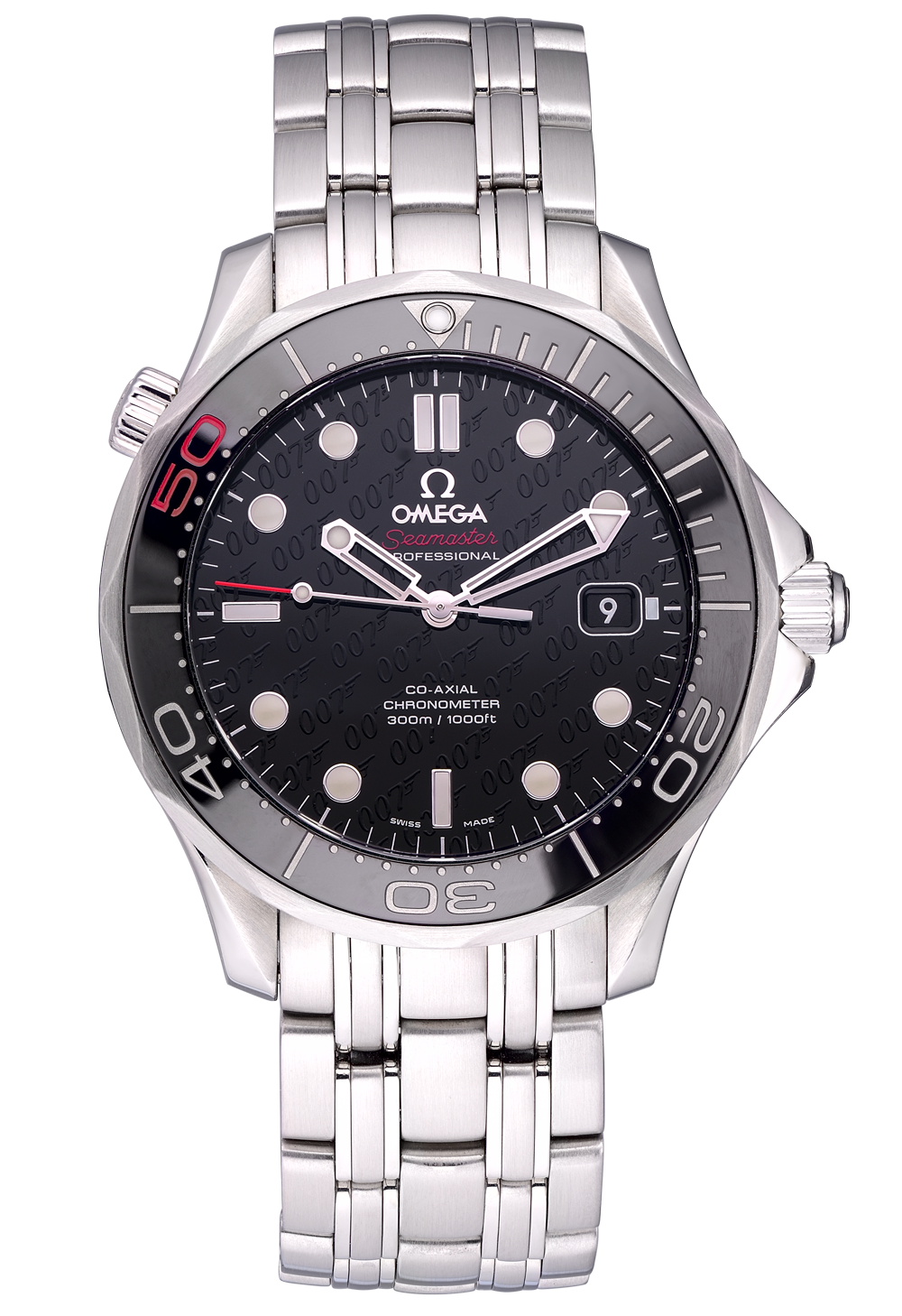 Швейцарские часы Omega Seamaster Diver 300M James Bond 007 50th Anniversary 212.30.41.20.01.005(1213) №3