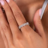 Кольцо Tiffany & Co Victoria Alternating Ring(12660) №2